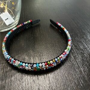 New Multi colored stone headband